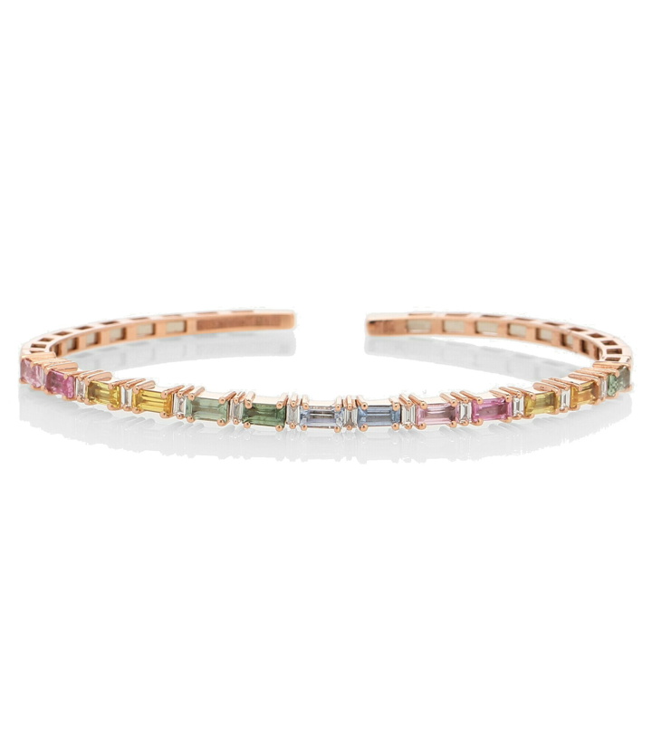 Photo: Suzanne Kalan - Rainbow Fireworks 18kt rose gold bracelet with gemstones