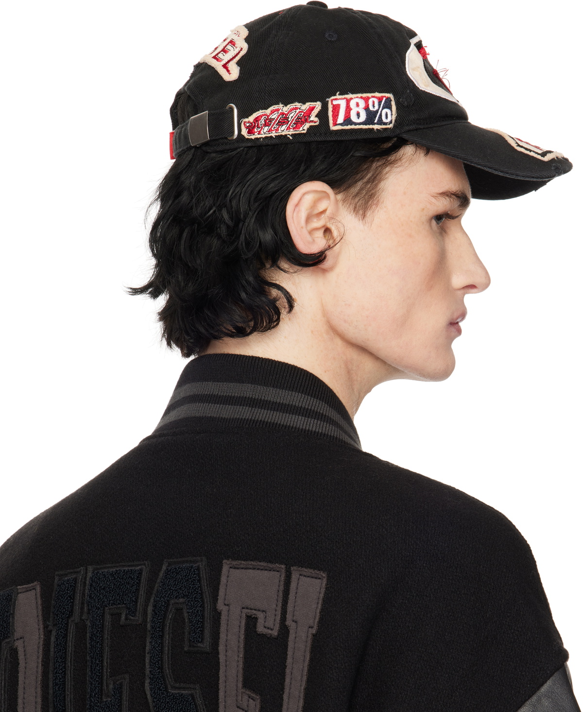 帽子 DIESEL C-Braff Diesel Black C-Braff Cap Diesel