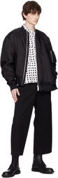 Black Comme des Garçons Black MA-1 Bomber Jacket