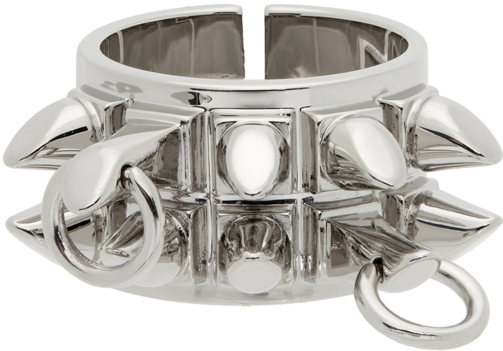 Photo: Givenchy Silver G Stud Ring