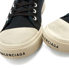 Balenciaga Men's Paris High Top Canvas Sneakers in Black/White