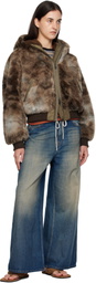 Andersson Bell Brown Vanessa Faux-Fur Jacket