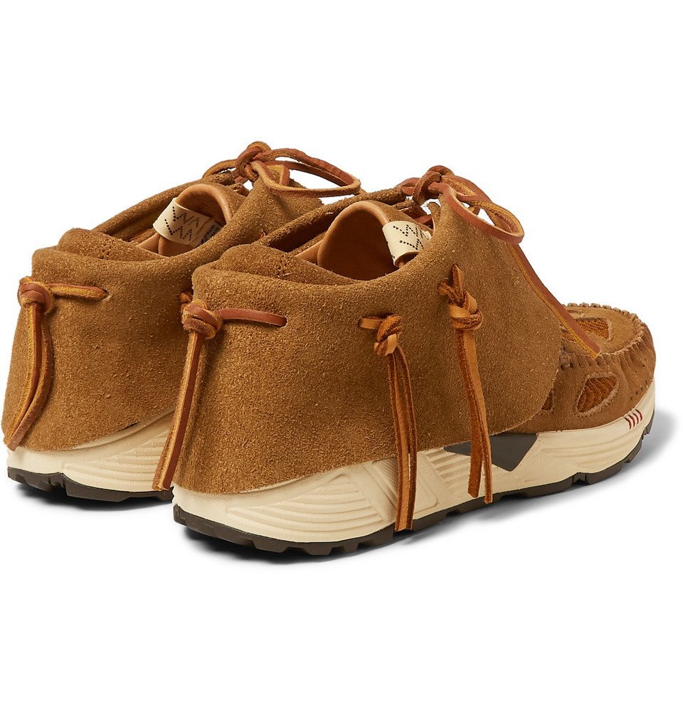 visvim - FBT Prime Runner Suede and Mesh Sneakers - Men