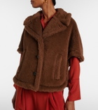 Max Mara Corvino teddy cape