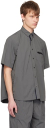 sacai Gray Vented Shirt