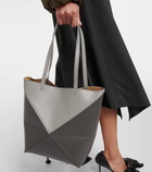 Loewe Puzzle Fold leather tote bag