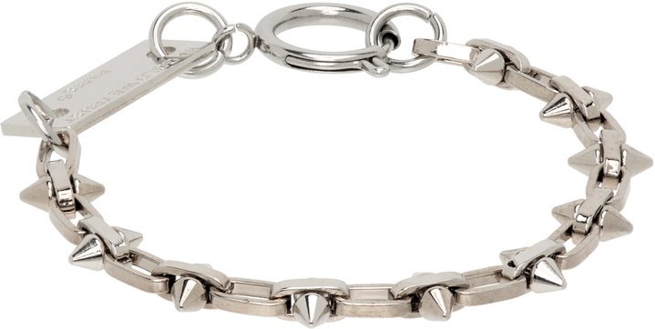 Photo: IN GOLD WE TRUST PARIS SSENSE Exclusive Thin Spike Bracelet