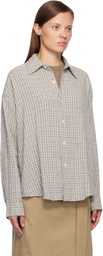 mfpen Gray Button Down Shirt