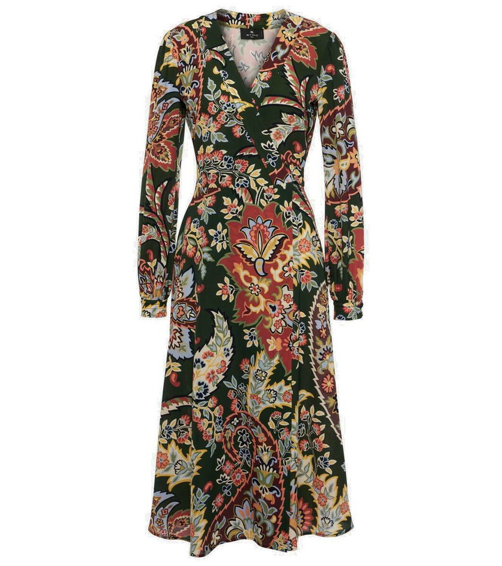 Photo: Etro Printed wrap dress