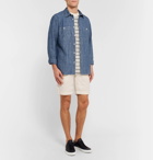 Mr P. - Garment-Dyed Cotton-Twill Bermuda Shorts - Men - Off-white