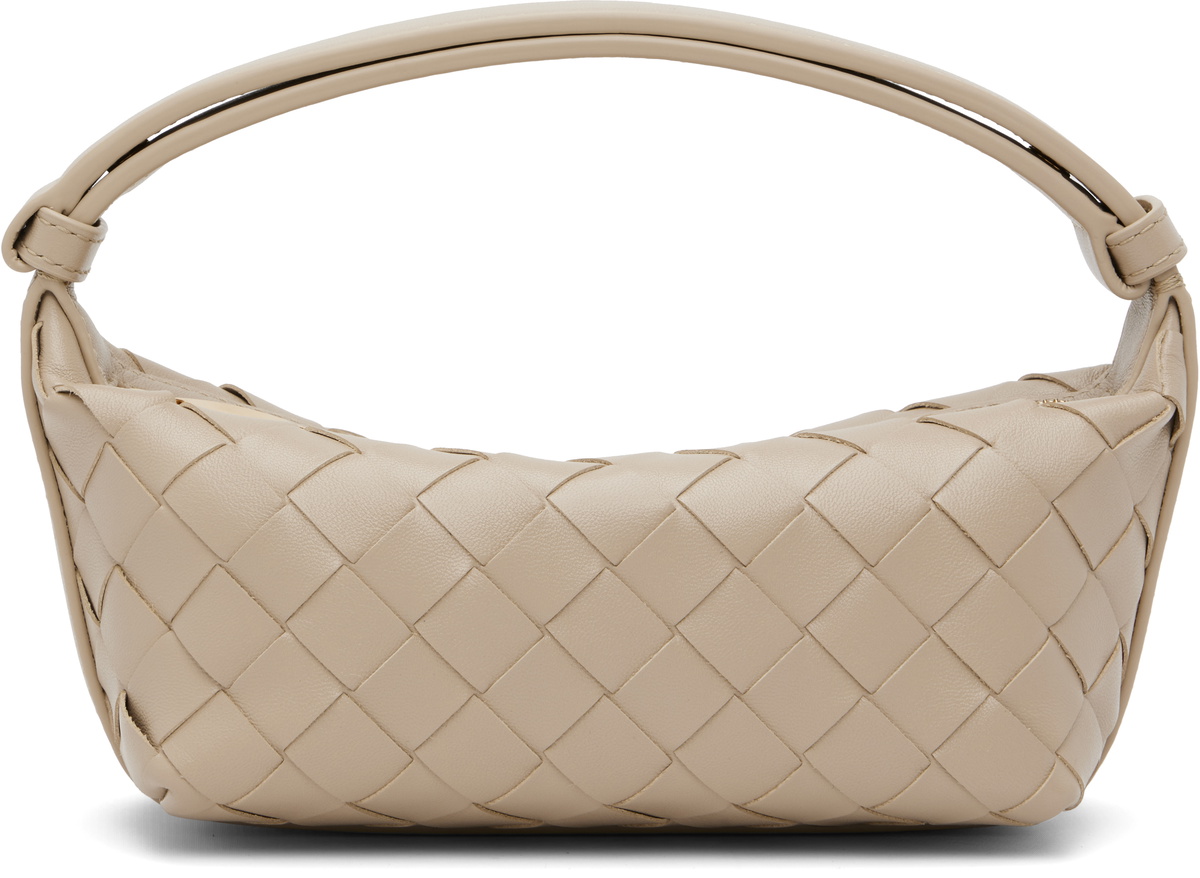 Bottega Veneta Silver & Gold Mini Hop Bag Bottega Veneta