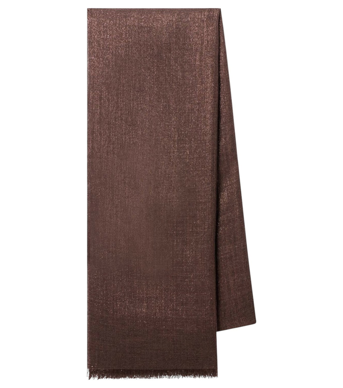 Brunello Cucinelli Linen Blend Scarf With Sparkiling Effect