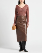 Majestic Filatures Womens Cardigan in Brown
