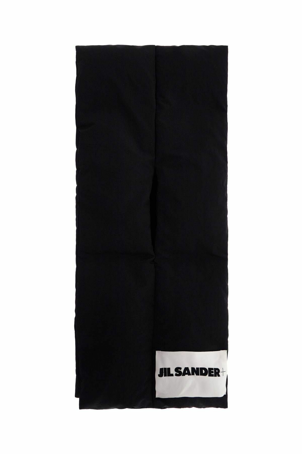 JIL SANDER padded scarf Black