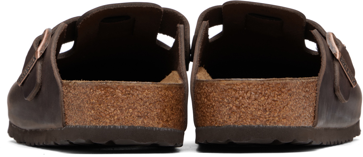 Birkenstock Brown Regular Boston Slip-on Loafers