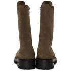 Rick Owens Brown Army Boots