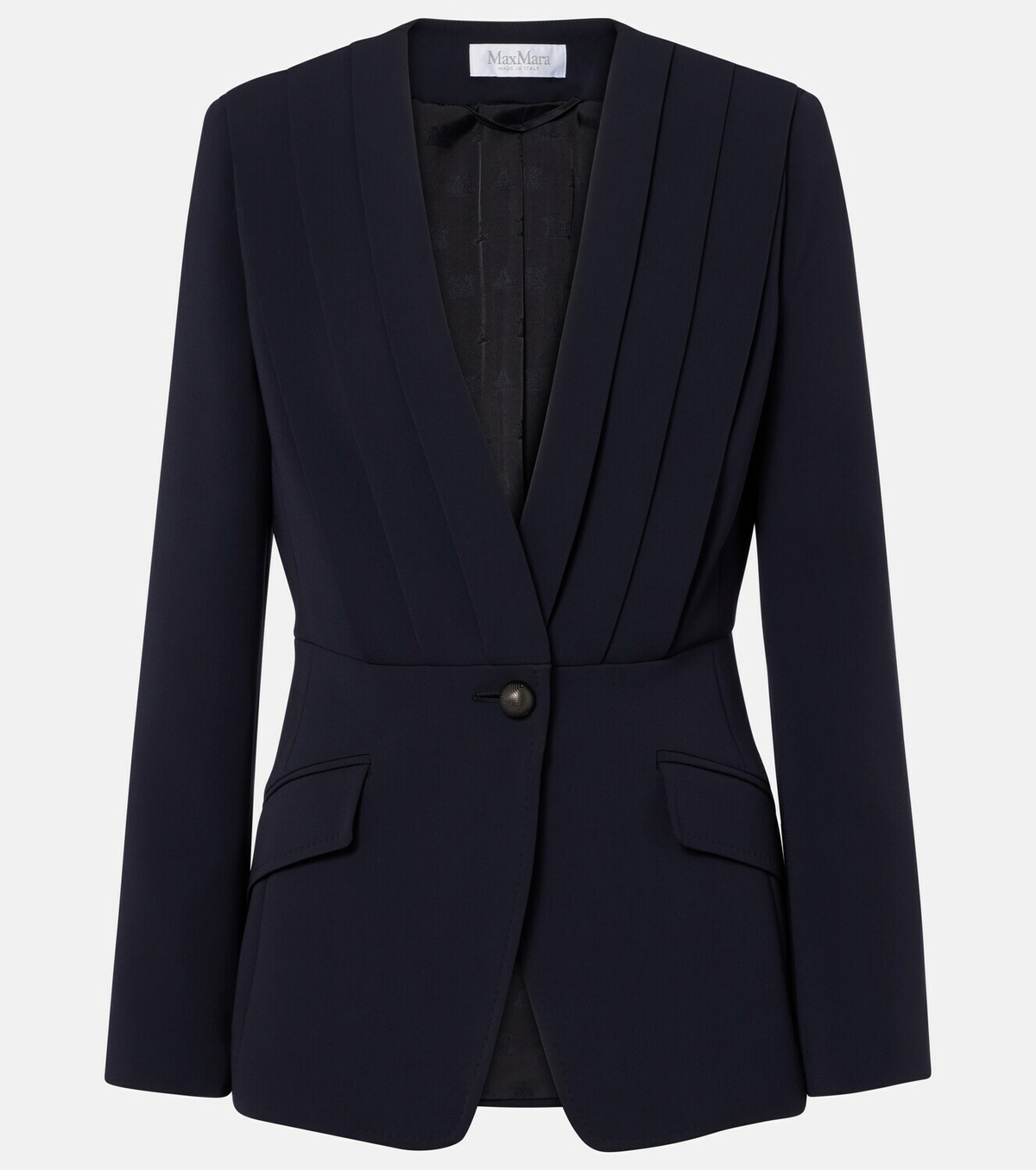 Max Mara Pleated cady blazer