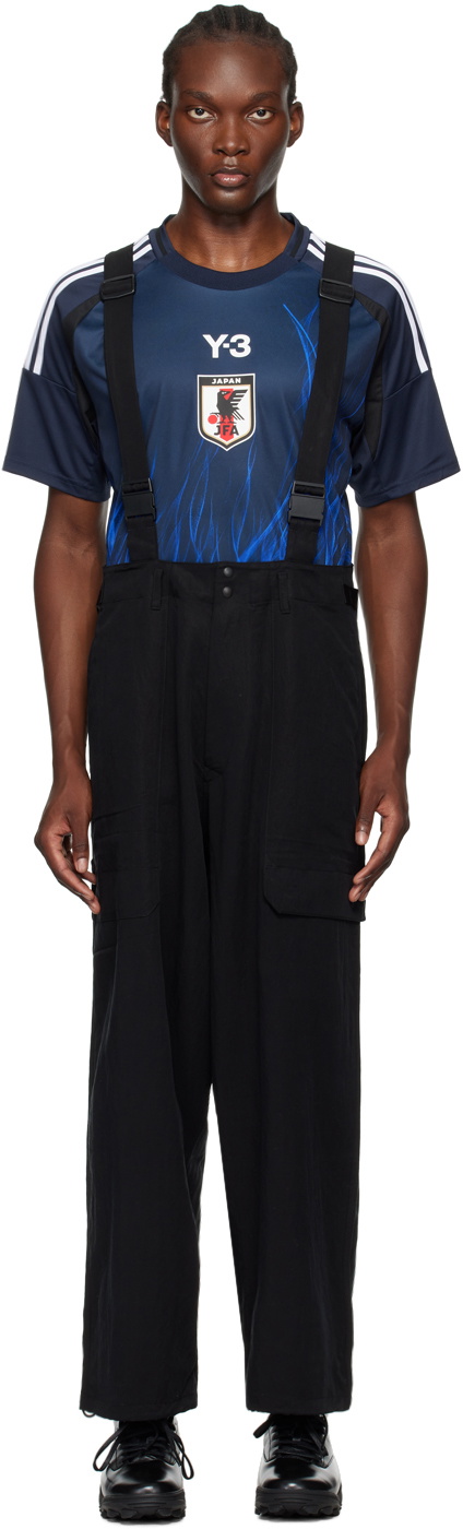 Y-3 M BINDING CARGO PANTS S 黒 2018AW Y-3 Black Belted Cargo Pants Y-3
