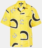 Jacquemus La Chemise Jean printed cotton bowling shirt