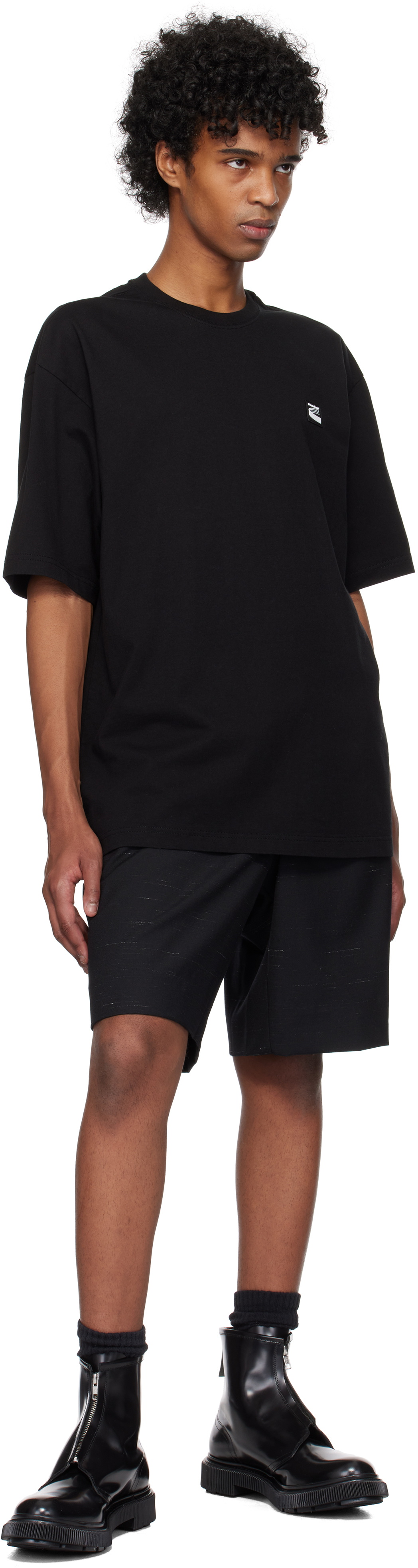 Kijun Black Standard Oversized T-shirt