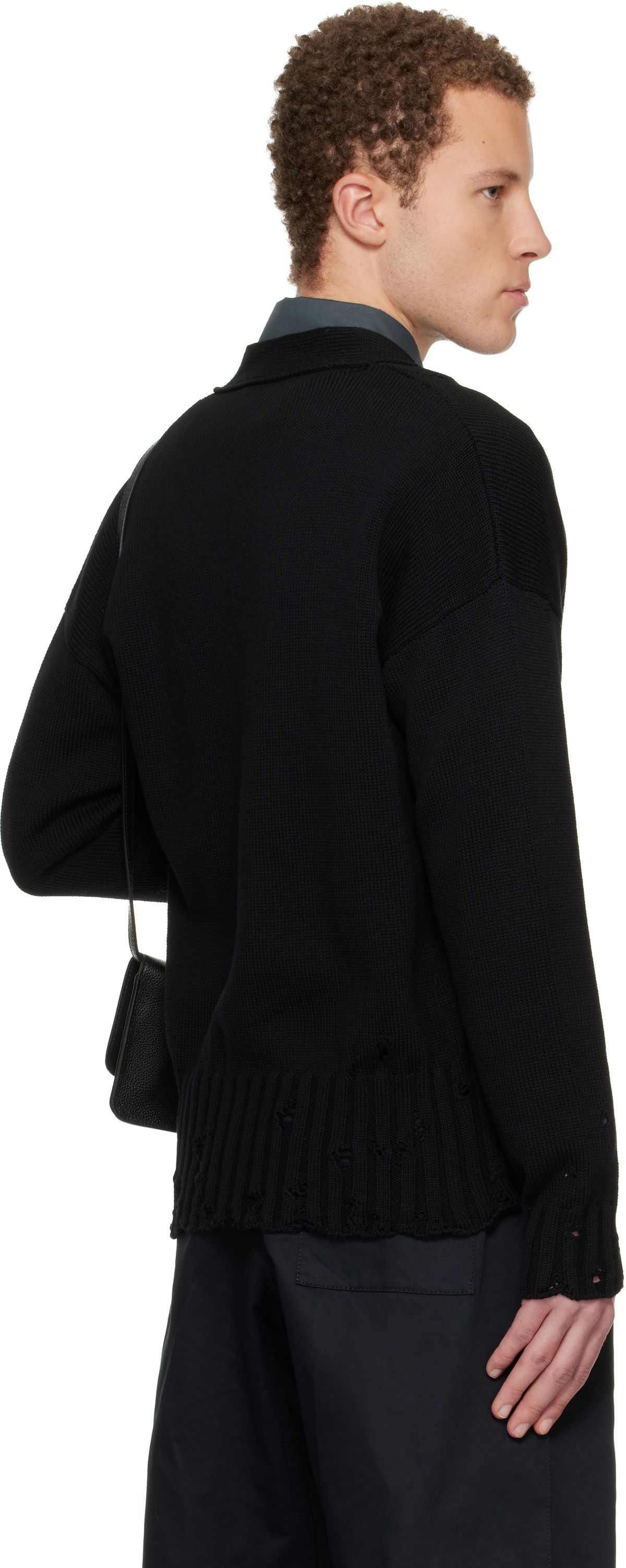 Marni Black Marni Symbol Cotton Cardigan