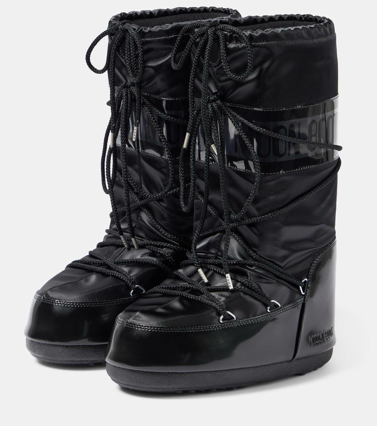 Moon Boot Icon Glance satin snow boots Moon Boot