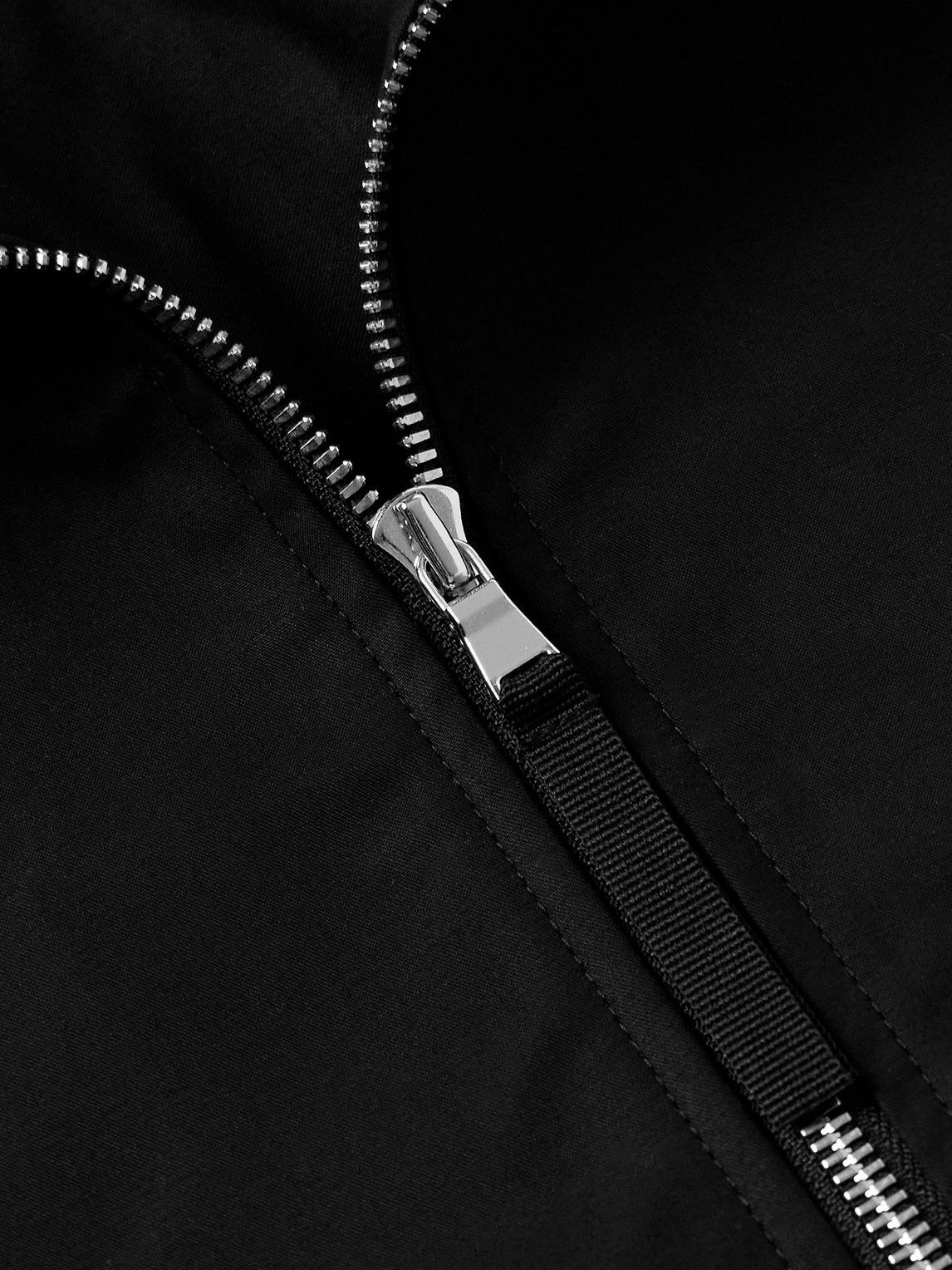 AGOLDE - Laurie Cotton-Canvas Bomber Jacket - Black