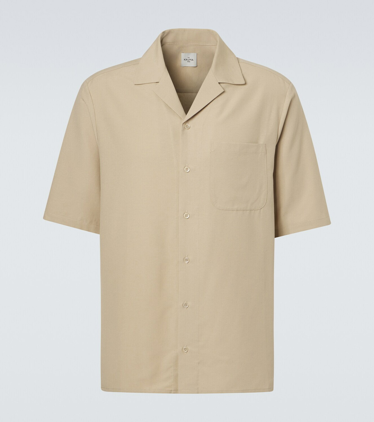Le Kasha Silk bowling shirt