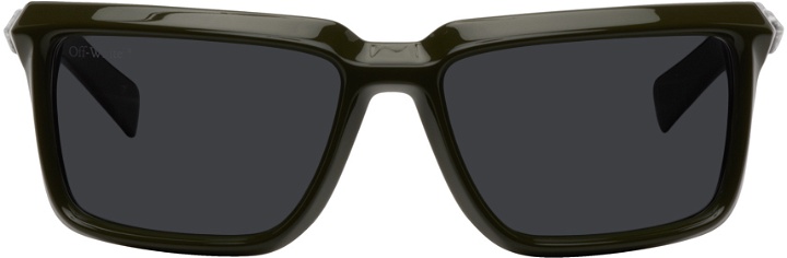 Photo: Off-White Green Portland Sunglasses