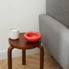 Home Studyo Lisa Bowl in Coral Red 