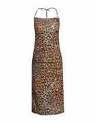 Just Cavalli Womens Midi dress Sand