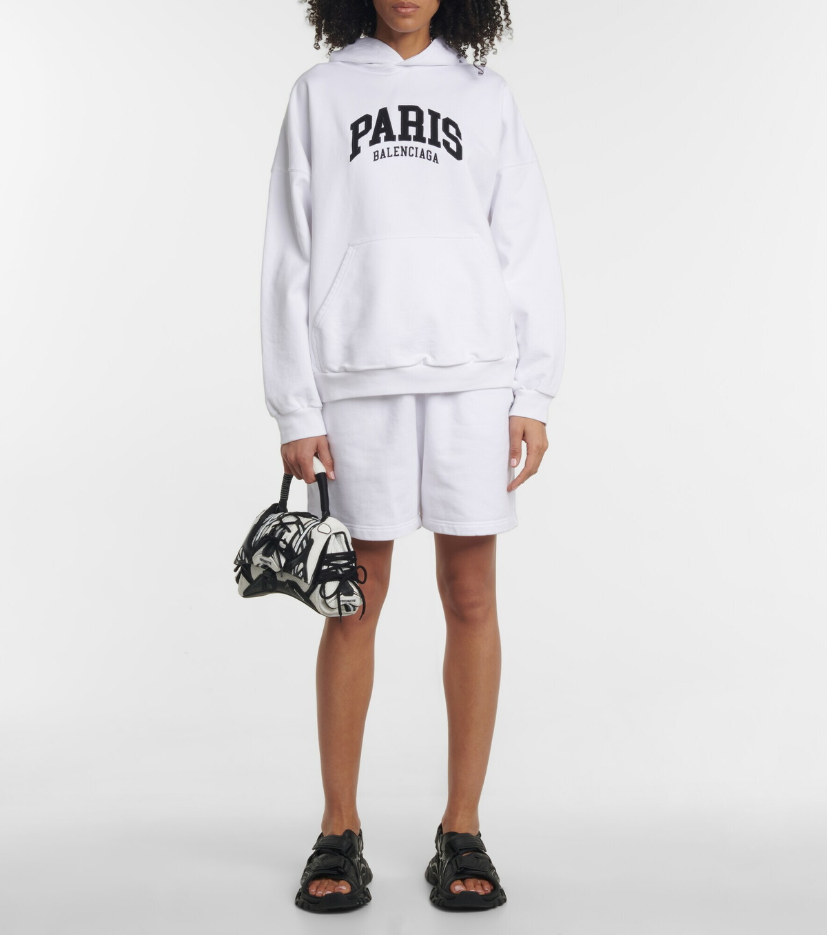 Balenciaga - Cities Paris cotton hoodie Balenciaga