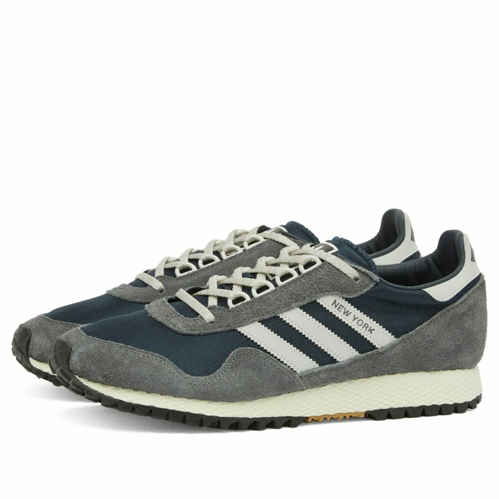 Photo: Adidas New York in Aurora Ink/Grey One/Core Black