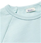 Schiesser - Vincent Fleece-Back Cotton-Jersey Sweatshirt - Blue
