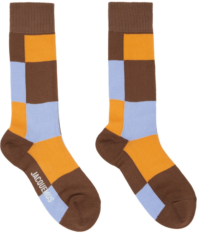 Photo: Jacquemus Multicolor Le Raphia 'Les Chaussettes Pagaio' Socks