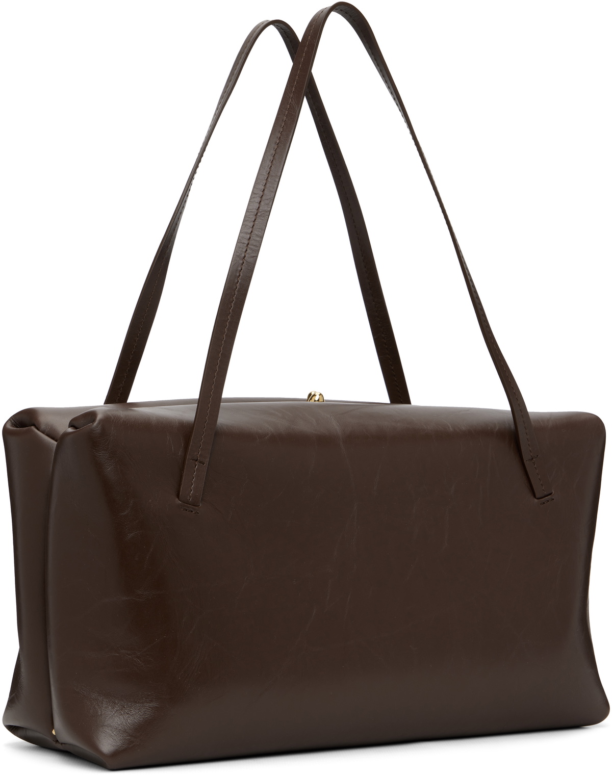 Jil Sander Burgundy Goji Pillow Medium Bag