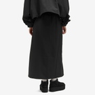 Fear of God ESSENTIALS Women's Bonded Nylon Wrap Skirt in Black