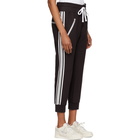 Baja East Black Logo Moto Lounge Pants