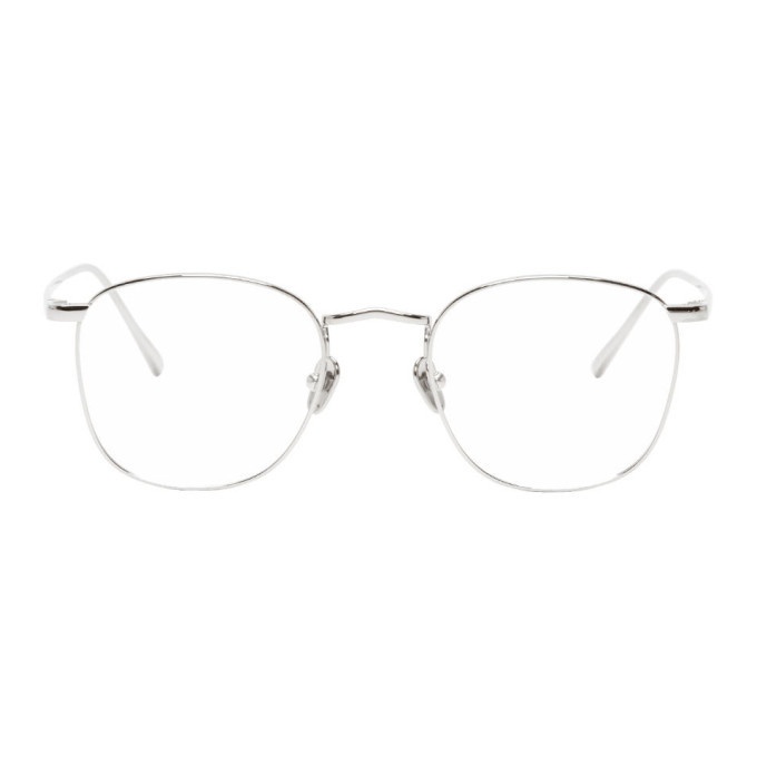 Photo: Linda Farrow Luxe Silver C479 Glasses