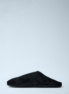 The Row Hudson Suede Mules