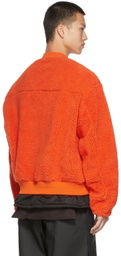 AMBUSH Orange Wool Fleece Sweatshirt