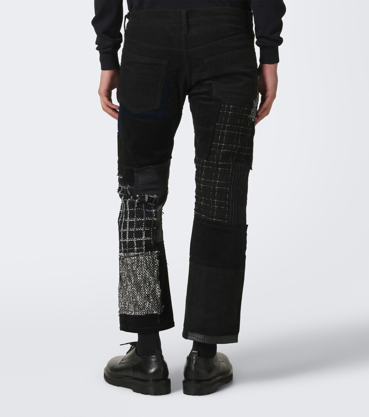 Junya Watanabe Patchwork cotton straight pants