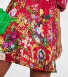 Camilla x Disney® linen and silk minidress