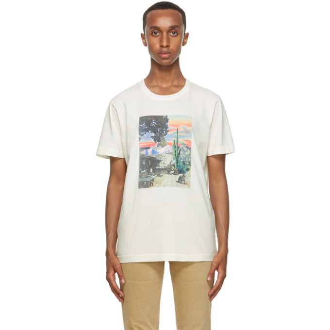 Photo: Nudie Jeans Off-White Someplace Collage Roy T-Shirt
