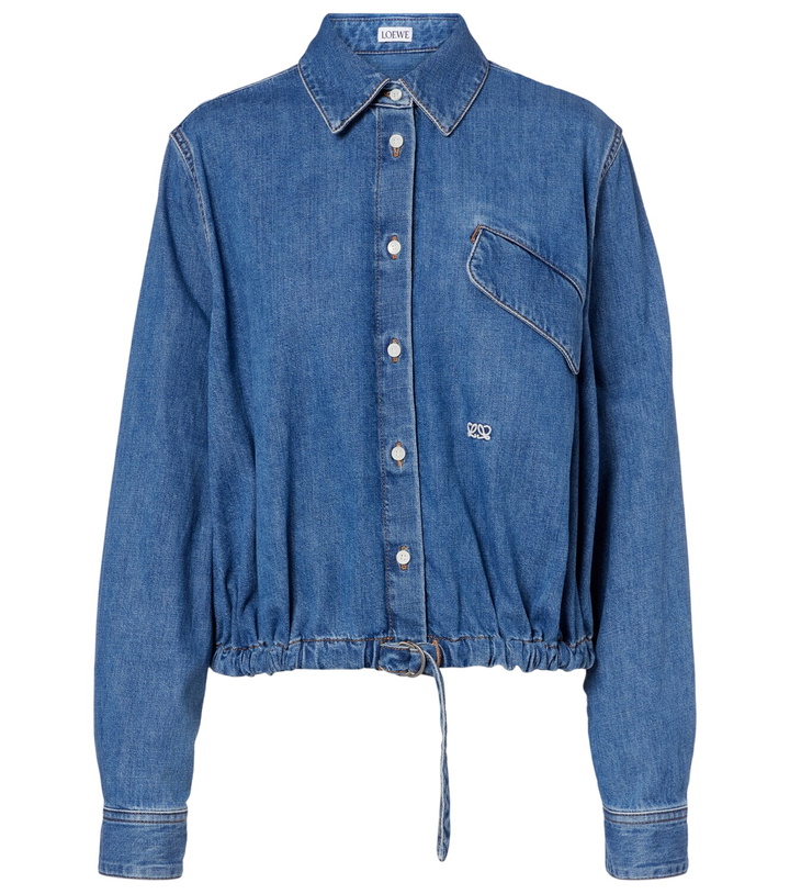 Photo: Loewe Double L denim shirt