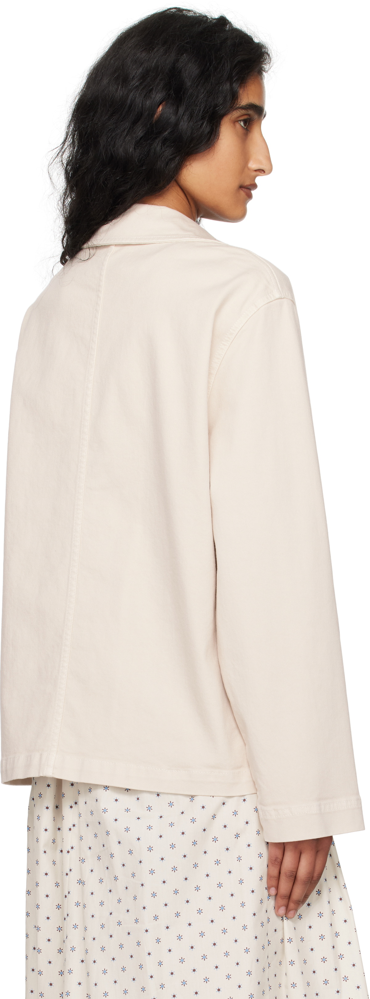 Weekend Max Mara Off-White Classe Denim Jacket