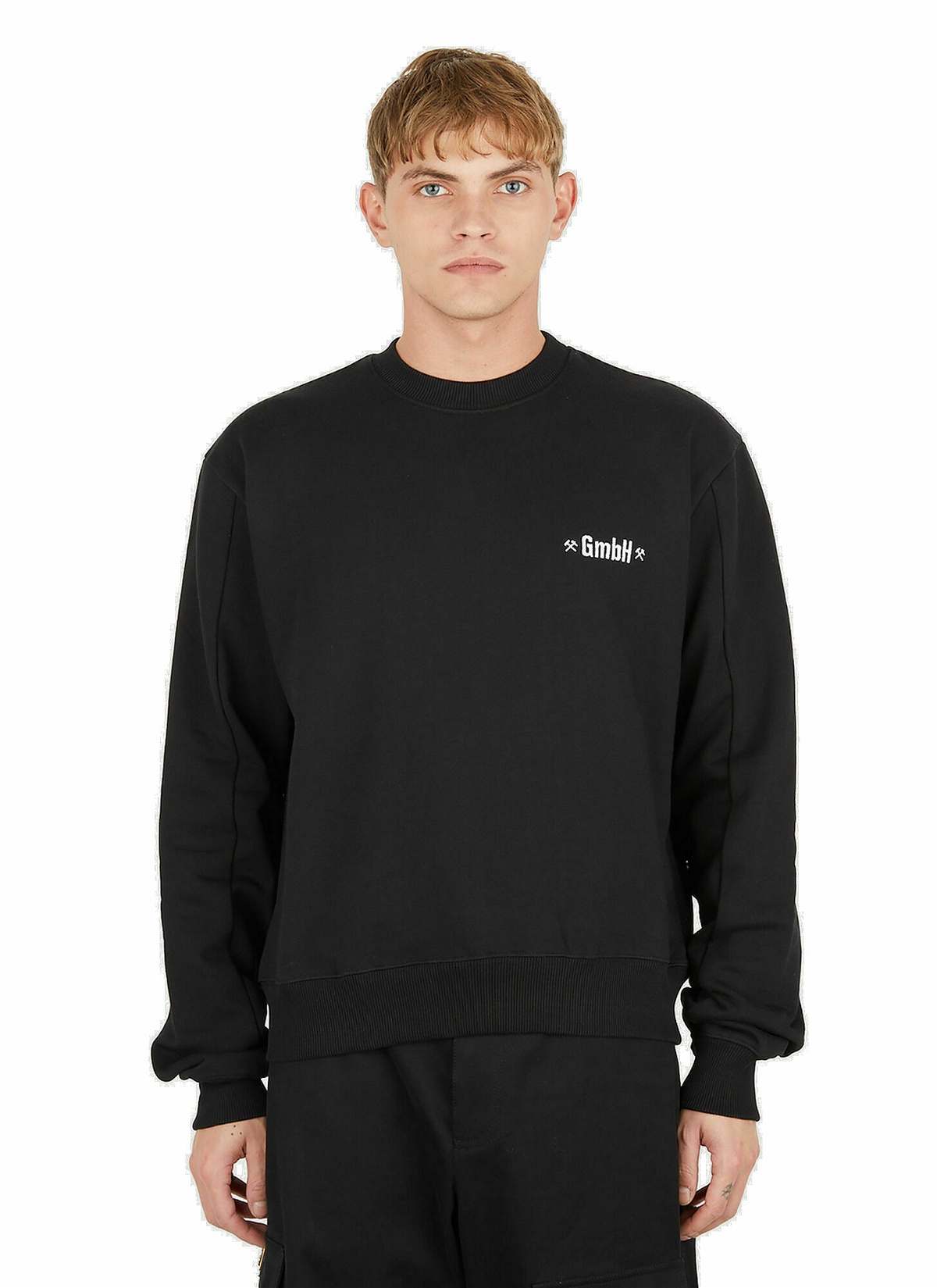 Photo: Screen Print Sweatshirt in Black