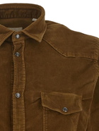 Pt Torino Brown Cotton Shirt