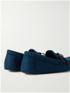 Mr P. - Recycled-Felt Loafers - Blue