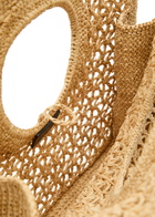 Jacquemus Le Petit Carre Spiaggia Raffia Tote bag - Natural - One Size